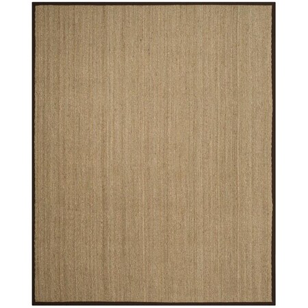 Safavieh Natural Fiber Large Rectangle Rugs Natural & Dark Brown - 8 x 10 ft. NF115K-8